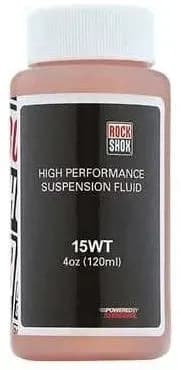 Мастило RockShox Suspension Oil, 15wt, 120ml - (Штани вилки)