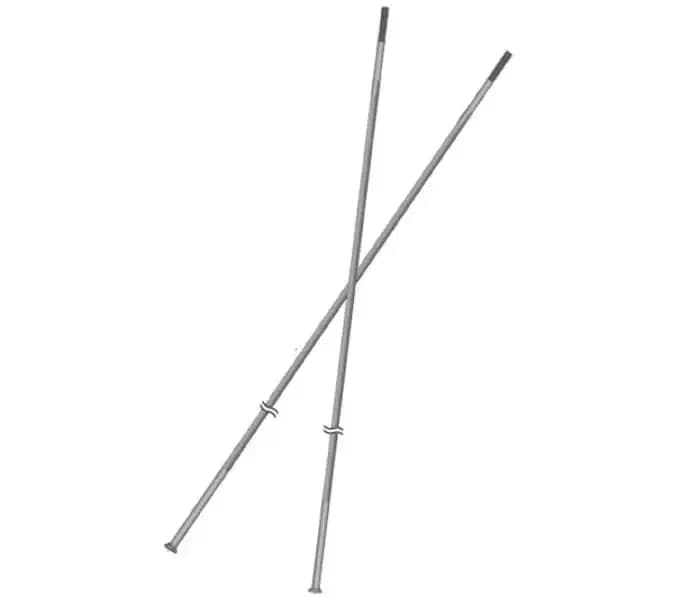 Спиця 284мм передн колеса Shimano WH-RS10 срібл (+нипель)