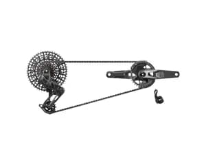 Групсет SRAM X0 T-Type Eagle V2 Transmission AXS Groupset (RD w/Battery/Charger/Cord, EC POD Ult, FC X0 Q174 CL55 DUB MTB Wide 170 w/DM 32t CR w/2 Guards, CN 126l, CS XS-1295 10-52t)