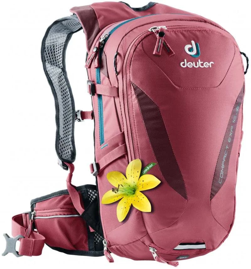 Рюкзак DEUTER Compact EXP 10 SL колір 5527 cardinal-maron