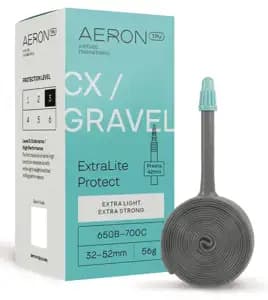 Камера AERON TPU CX/Gravel ExtraLite Protect 56г 32-52 Presta 42 650B - 700C