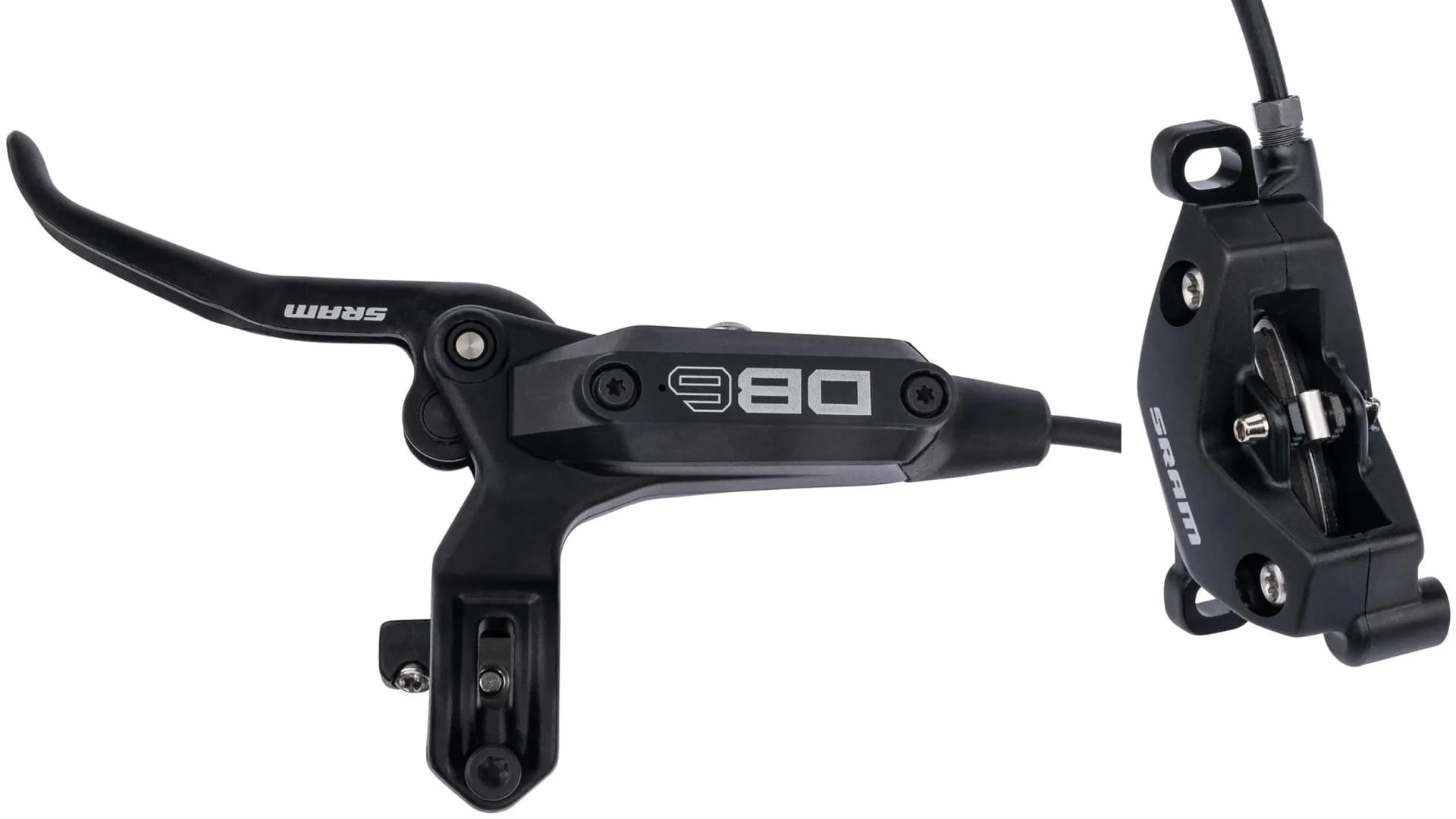 Гальма SRAM Disc Brake DB6 Diffusion Black Ano, Left, Front/Rear, 2000mm Hose (includes Matchmaker shifter mount,Rotor/Bracket sold separately)A1