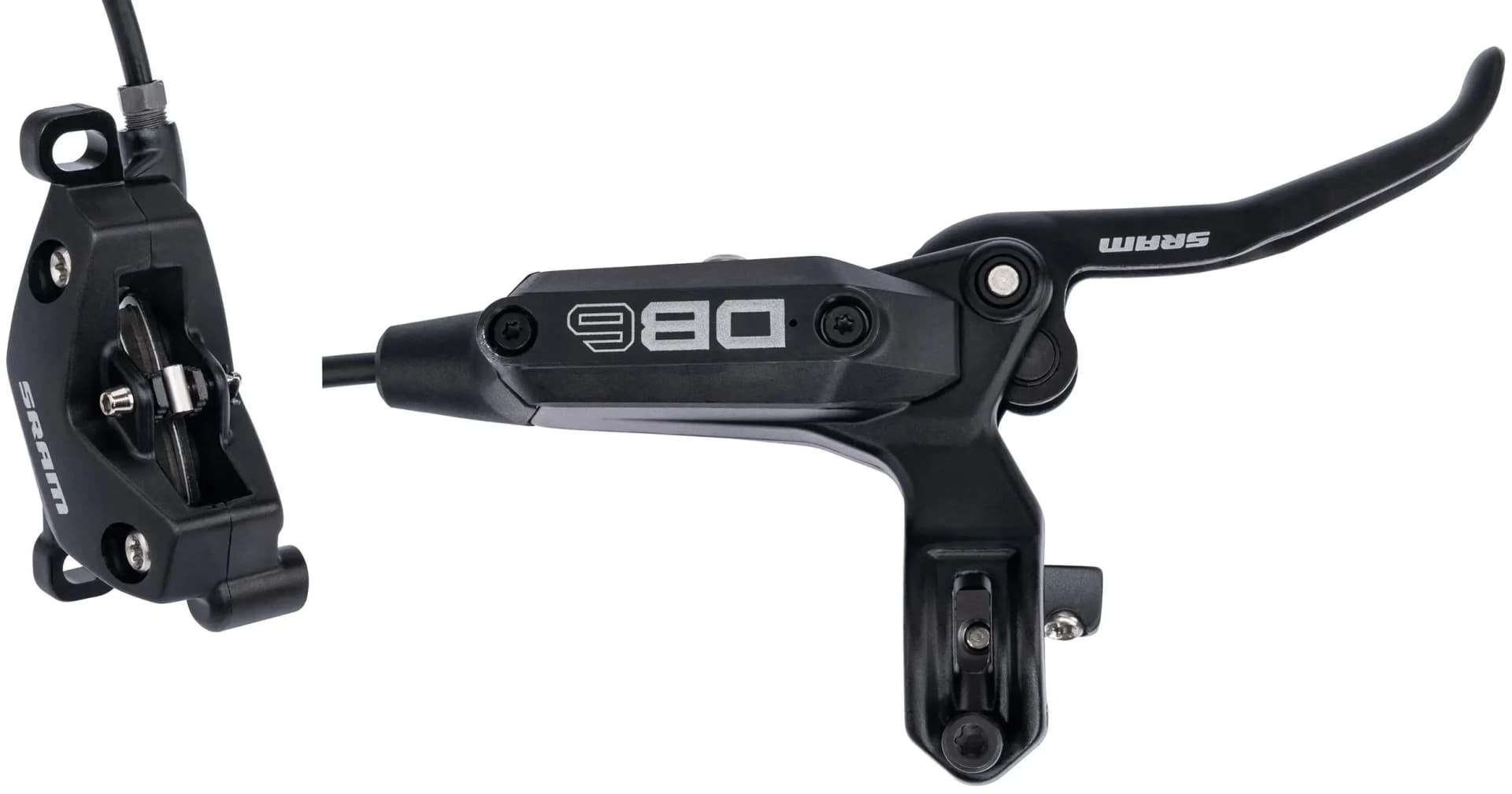 Гальма SRAM Disc Brake DB6 Diffusion Black Ano, Right, Front/Rear, 2000mm Hose (includes Matchmaker shifter mount,Rotor/Bracket sold separately)A1