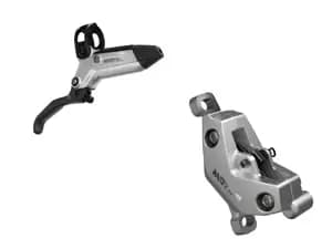 Гальма SRAM Disc Brake Motive Ultimate - Clear Ano, Bearing Carbon Lever,Tool Free Reach, Bleeding Edge, Front, 950mm Hose (includes MMX Clamp, Rotor/Bracket sold separately) A1