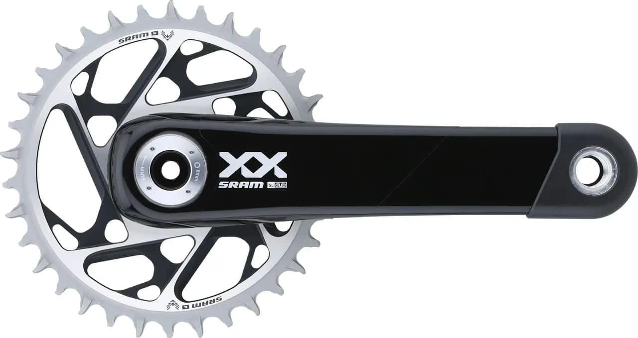 Шатуни SRAM Crankset XXSL Eagle Q174 CL55 DUB 175mm Black 34t T-Type (BB not included)