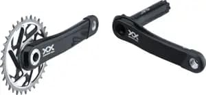 Шатуни SRAM Crankset XXSL Eagle Q174 CL55 DUB 175mm Black 34t T-Type (BB not included)
