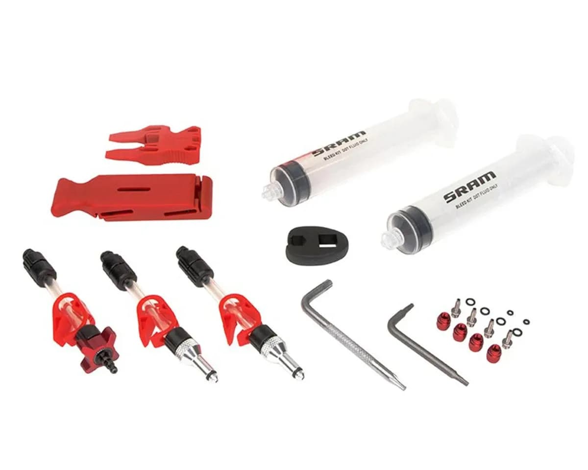 Інструмент SRAM Standard DOT Brake Bleed Kit (2 syringes/fittings, bleed blocks, Torx tool, crowfoot, Bleeding Edge Fitting) V2 - X0/ XX/ Guide/Level/Code/HydroRoad/G2