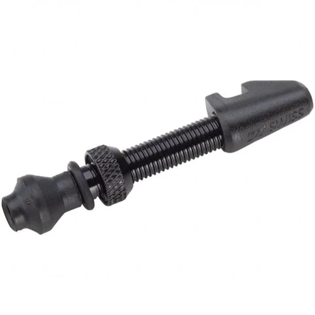 TUBELESS VALVE DT SWISS ALU BLACK CYL NUT 18-25MM