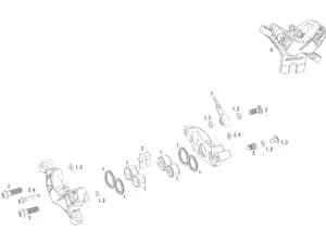 Каліпер гальм SRAM NONCPS ARTICGREY GUIDE ULT,
