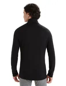 Термофутболка з довгим рукавом ICEBREAKER 200 Oasis LS Half Zip MEN BLACK L