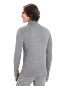 Термофутболка з довгим рукавом ICEBREAKER 200 Oasis LS Half Zip MEN GRITSTONE-013 S