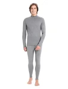 Термофутболка з довгим рукавом ICEBREAKER 200 Oasis LS Half Zip MEN GRITSTONE-013 S