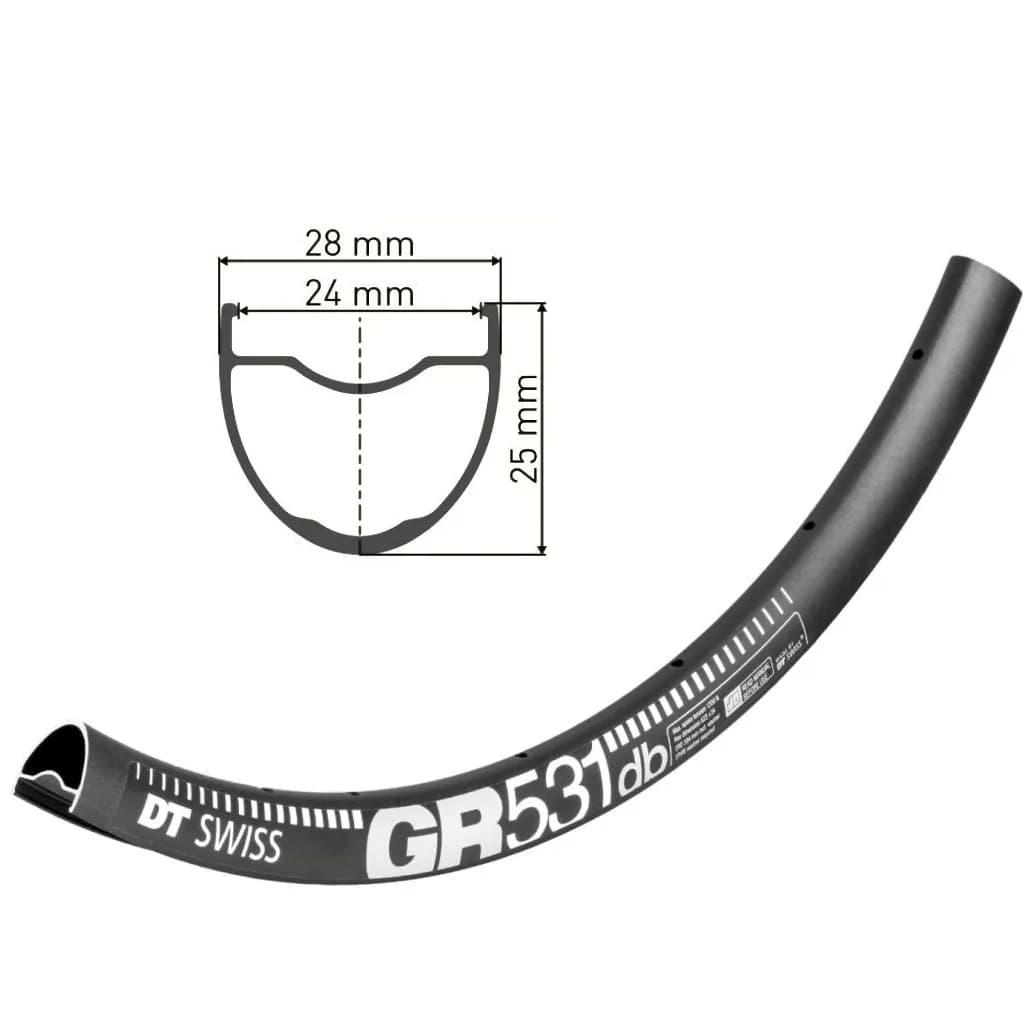 Обід DT SWISS GR 531 29X24 DISK BRAKE 24отв.
