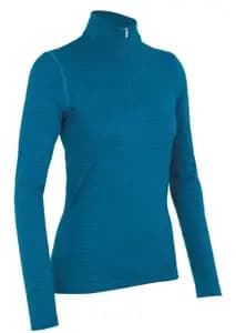Термофутболка з довгим рукавом ICEBREAKER BF 200 Oasis LS Half Zip WMN Stripe cruise M