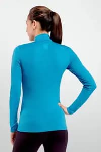 Термофутболка з довгим рукавом ICEBREAKER BF 200 Oasis LS Half Zip WMN Stripe cruise M