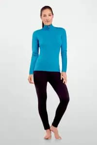 Термофутболка з довгим рукавом ICEBREAKER BF 200 Oasis LS Half Zip WMN Stripe cruise M