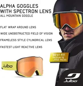 Маска JULBO 761 12 289 ALPHA BLACK/YELLOW CAT 3