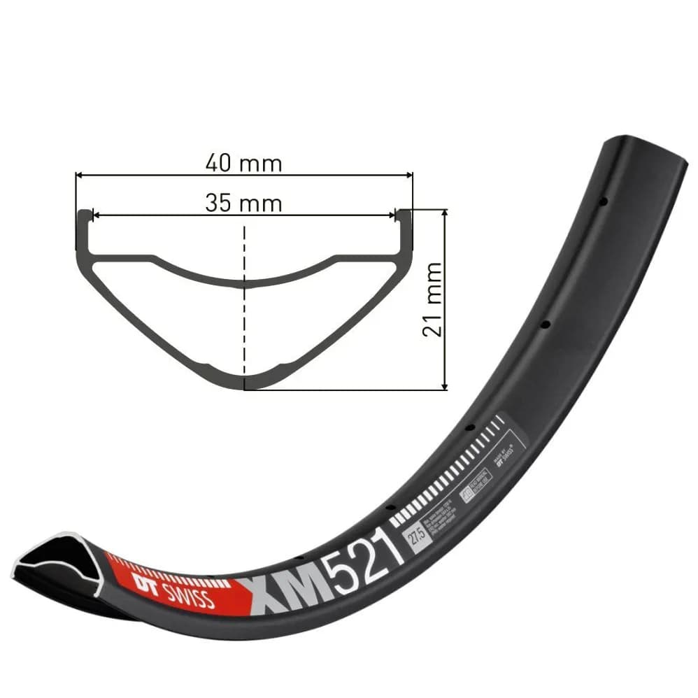 Обід DT SWISS XM 521 27.5х35mm DISK BRAKE 28отв.