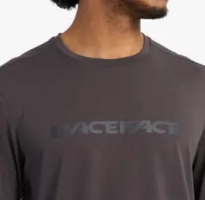 Велофутболка RACE FACE Commit LS Tech Top-Charcoal-S