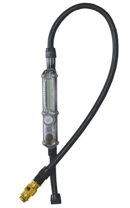 Шланг до мікропідлогового насосу з цифровим манометром LEZYNE ABS MICRO FLOOR DRIVE HOSE W/DIGITAL GAUGE Золотистий Y13