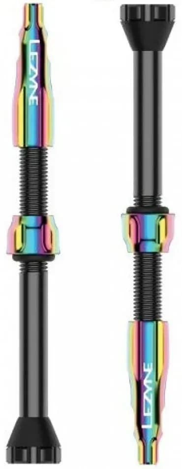 Ніпель для безкамерки LEZYNE CNC TLR VALVE 60MM Бензиновий Y15