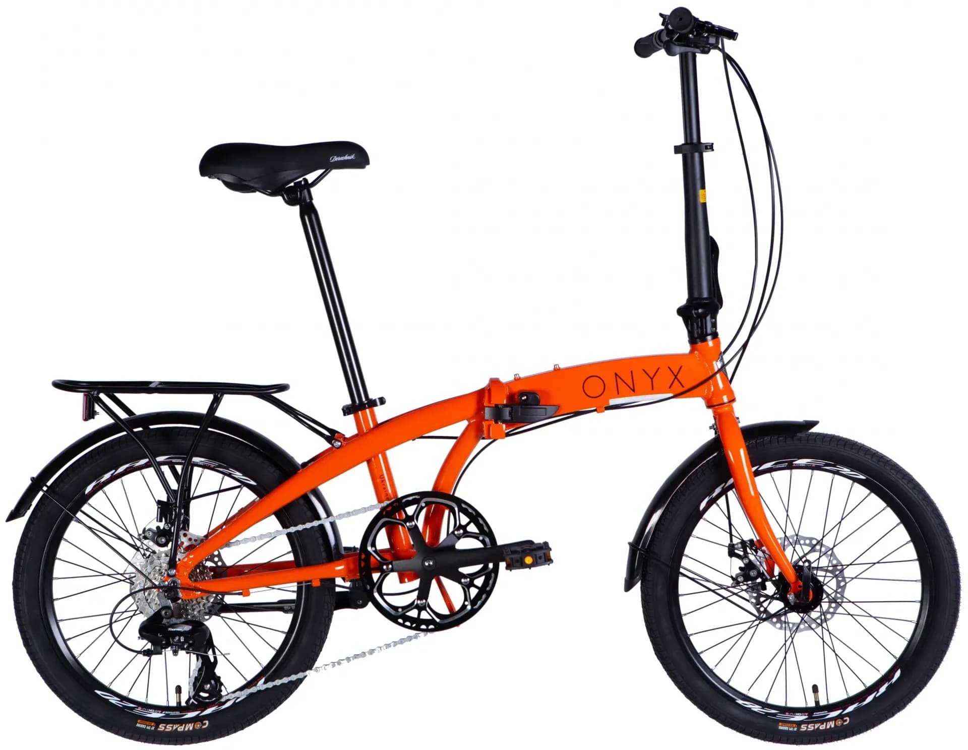 Велосипед AL 20" Dorozhnik ONYX DD CS рама-10,5" помаранчевий 2025