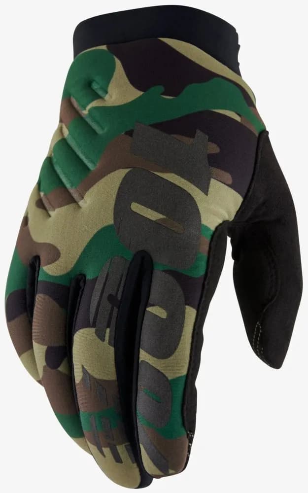 Зимові перчатки 100% BRISKER Glove [Camo], M (9)
