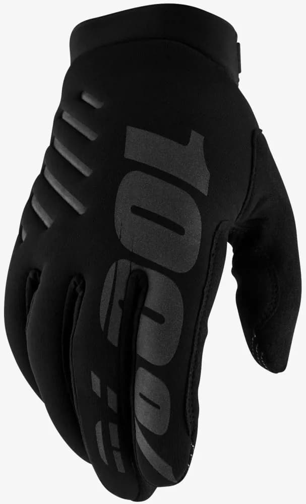 Перчатки 100% BRISKER Youth Glove [Black], YXL (8)