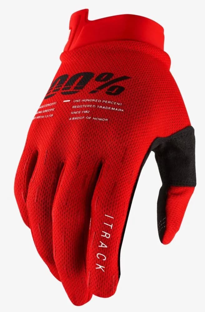 Перчатки 100% iTRACK Glove [Red], M (9)