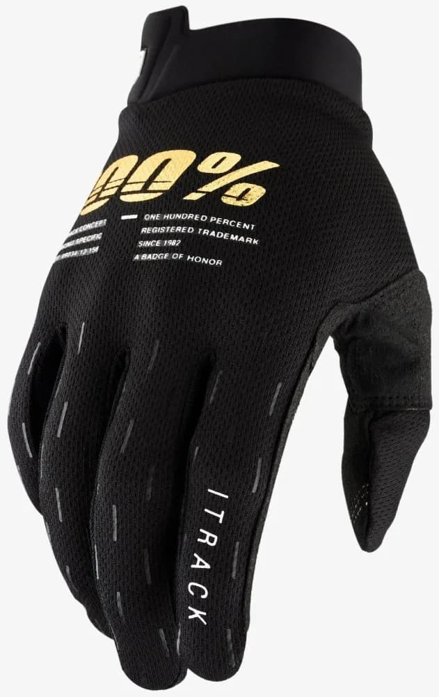 Дитячі перчатки 100% ITRACK Youth Glove [Black], YXL (8)