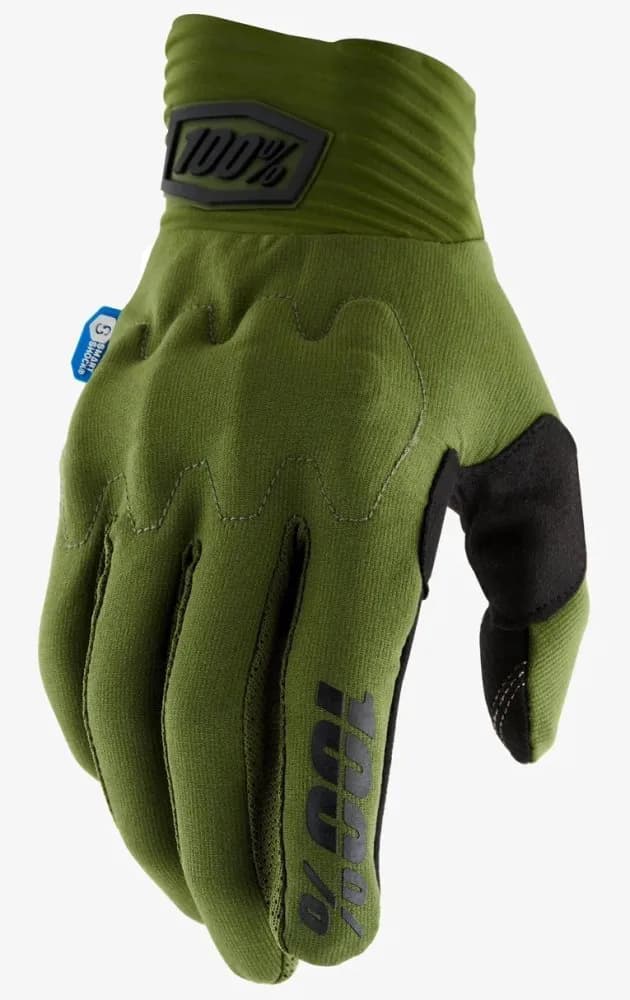 Перчатки 100% COGNITO Glove - Smart Shock® [Army Green], M (9)