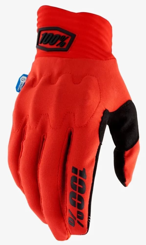 Перчатки 100% COGNITO Glove - Smart Shock® [Red], M (9)