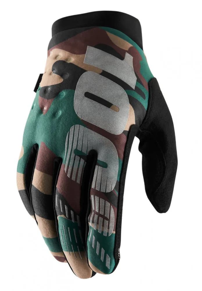 Зимові перчатки 100% BRISKER Glove [Camo], S (8)