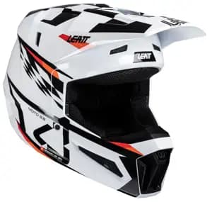 Шолом LEATT Moto 3.5 JR Helmet + Goggle [White], YL