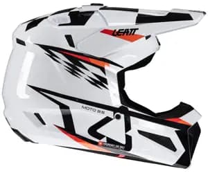 Шолом LEATT Moto 3.5 JR Helmet + Goggle [White], YL