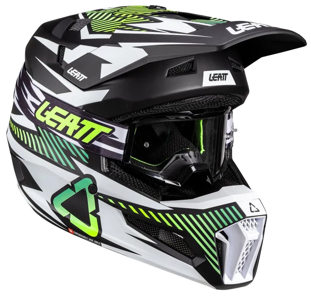 Шолом LEATT Moto 3.5 Helmet + Goggle [Storm Teal], XS