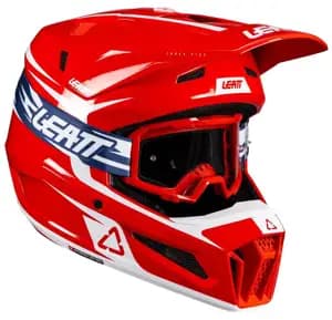 Шолом LEATT Moto 3.5 Helmet + Goggle [Red], XS