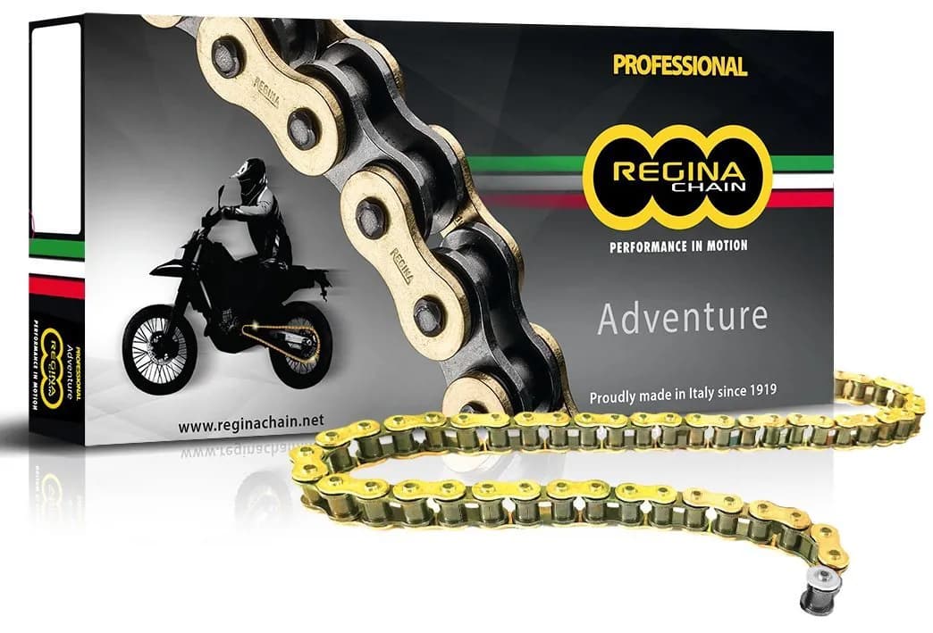 Ланцюг Regina ZRE Chain - 520 [Gold], 520-112L / Seal Ring