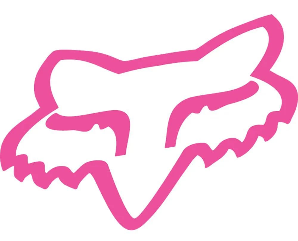 Наліпка FOX HEAD 4" [Pink]