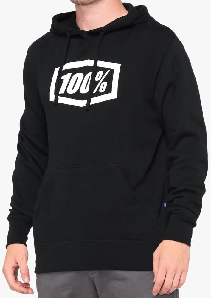 Толстовка 100% Hoodie - ICON [Black], L