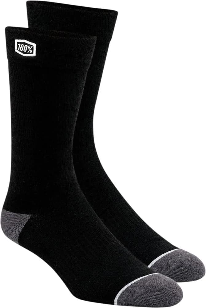 Шкарпетки 100% Casual Sock - SOLID [Black], L/XL