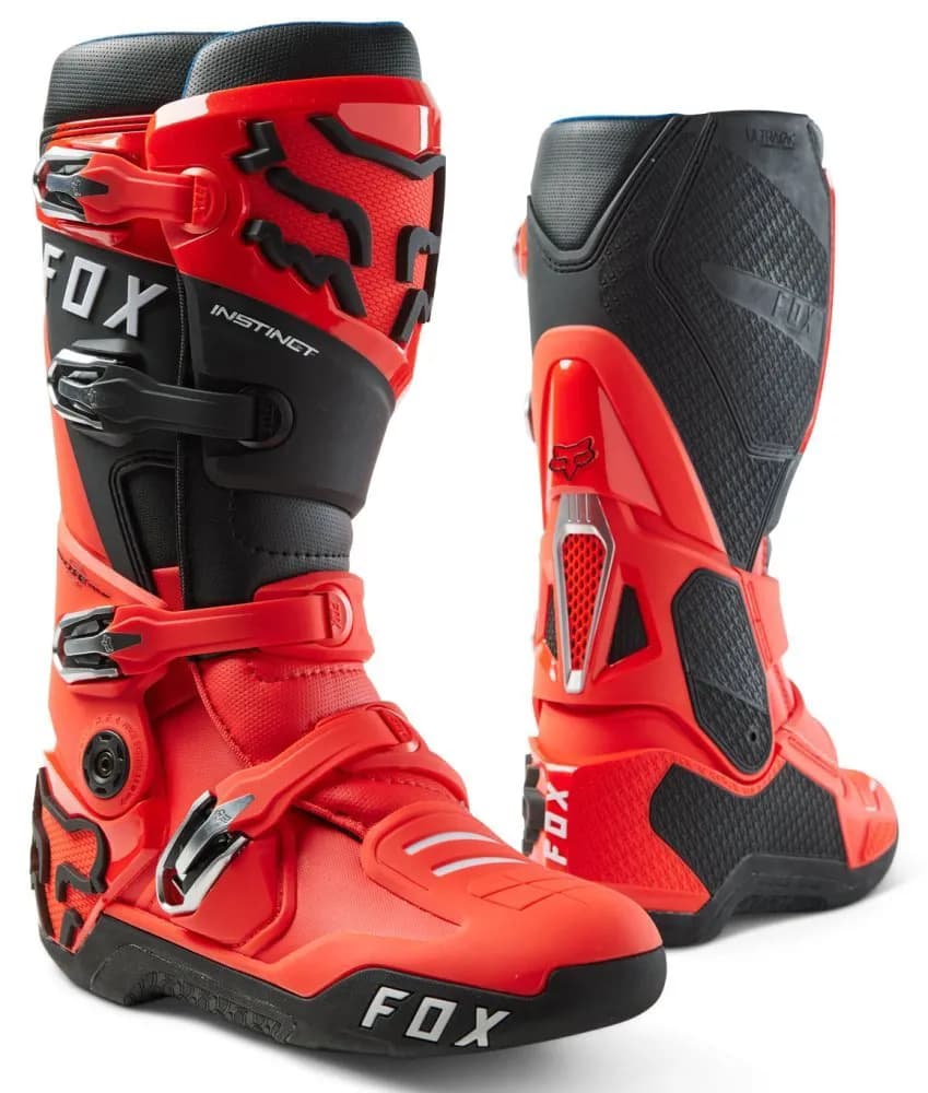 Мотоботи FOX INSTINCT Boot [Flo Red], 12