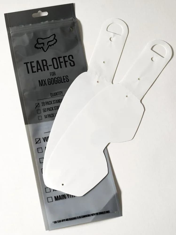 Дитячi зривки FOX Y-AIRSPACE (Gen.2) Youth Tear-Offs - 20 pack, No Size