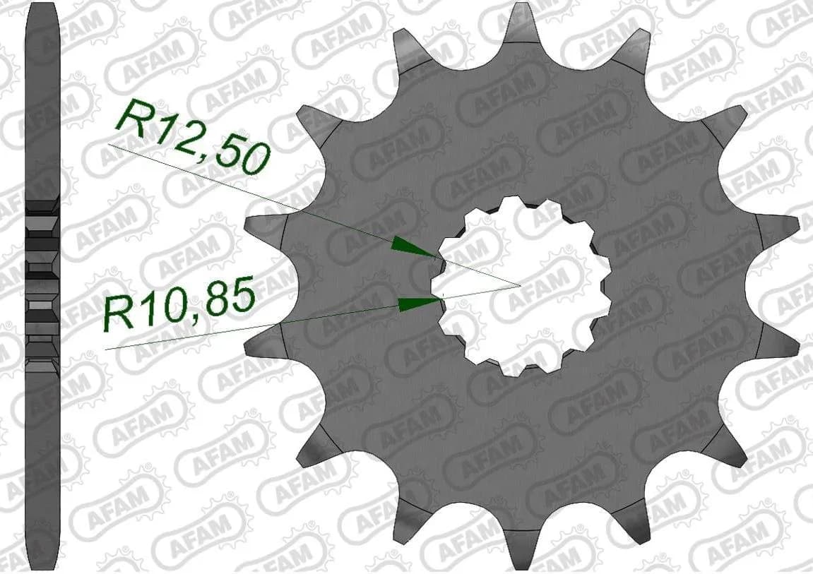 Зірка AFAM 520 Sprocket - Yamaha, 16z