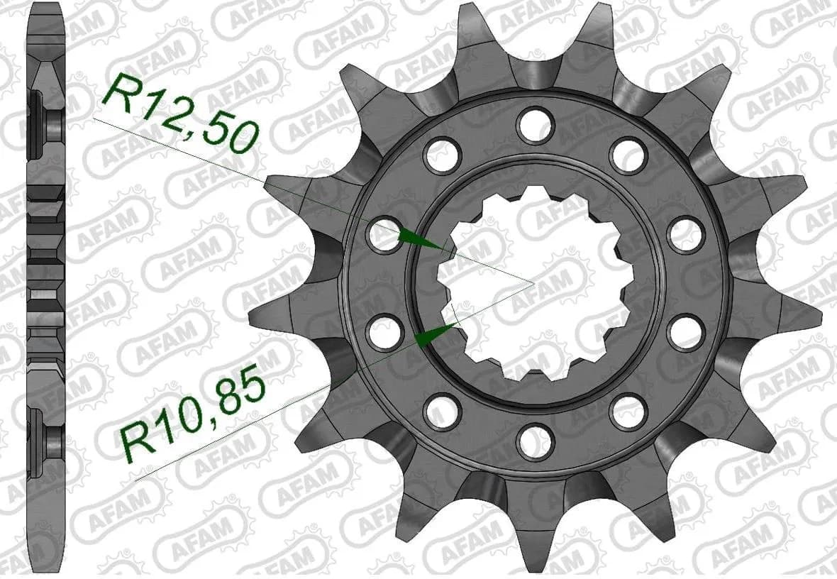 Зірка AFAM 520 Grooved Sprocket - Kawasaki, 13z
