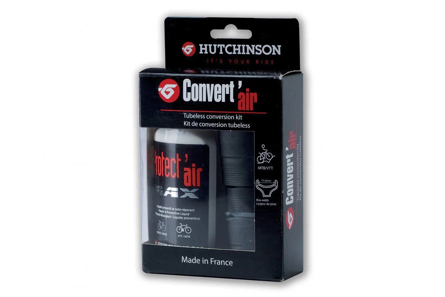 Набір для встановлення безкамерних покришок HUTCHINSON CONVERT'AIR/KIT CONVERS TL 29"