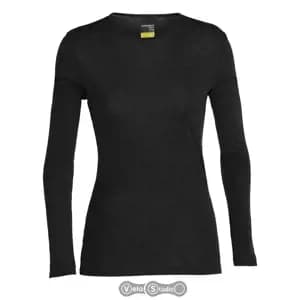 Термофутболка з довгим рукавом ICEBREAKER 175 Everyday LS Crewe WMN Black M