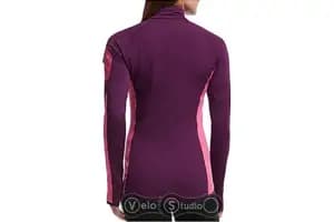 Термокофта ICEBREAKER Atom LS Zip WMN maroon/shocking S