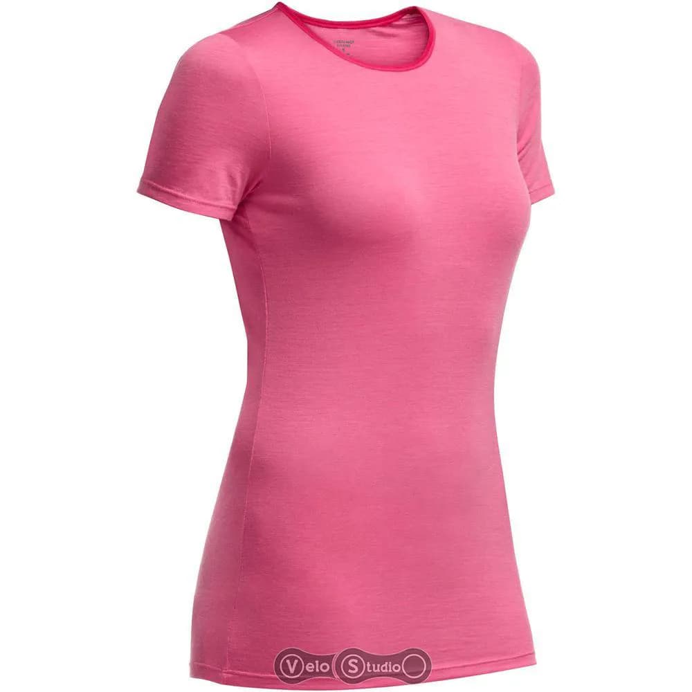 Термофутболка ICEBREAKER BF 150 Siren SS Crewe WMN shocking/garnet S