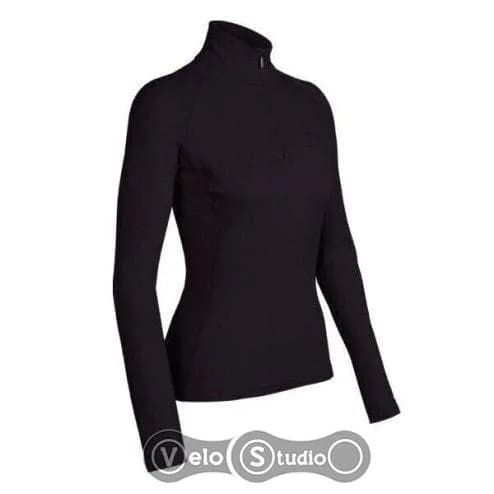 Термофутболка з довгим рукавом ICEBREAKER BF 200 Chakra Zip WMN cognac L